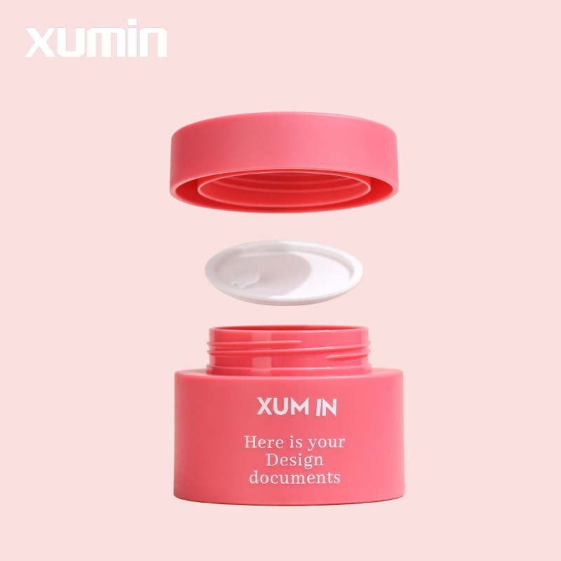 Plastic cosmetic bottle set design 4