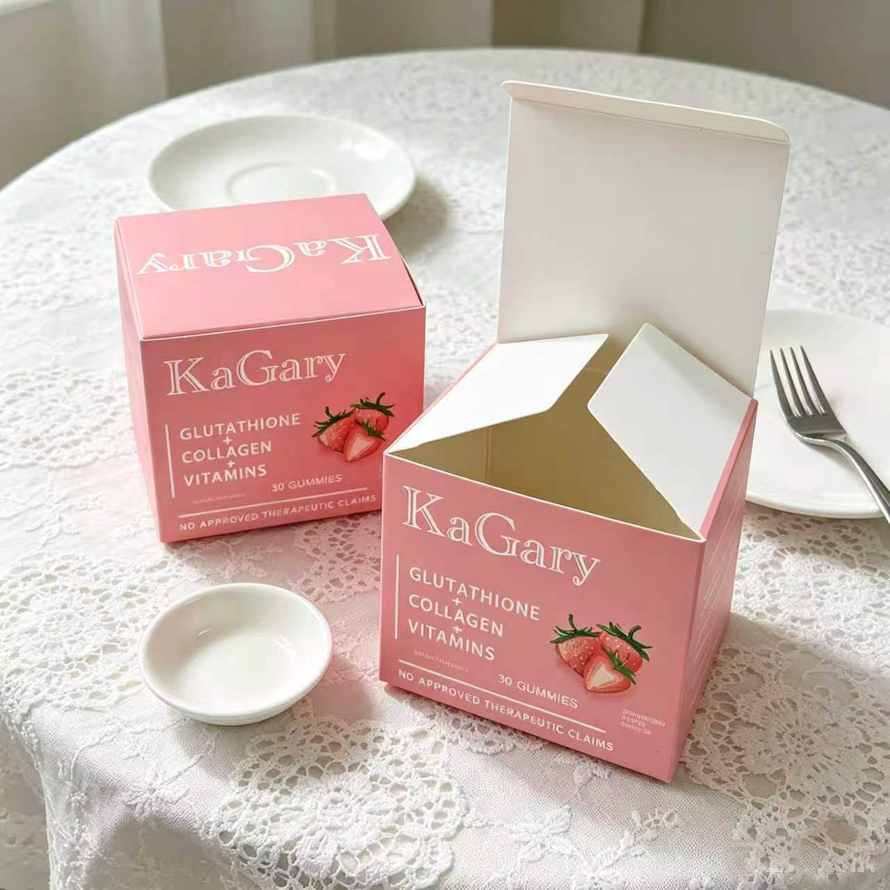 Luxury Custom OEM Matt Pink Cosmetic Health Packaging Box with Embossed Patterns Premium Double Insert for Skincare