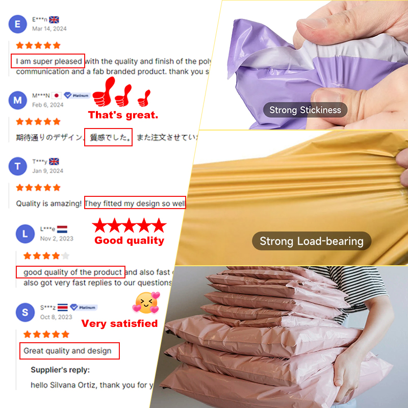 Factory Direct Eco Friendly Sustainable Corn Starch Custom Printed 100% Biodegradable Poly Mailer Bags