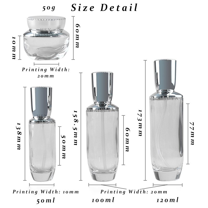 Cosmetic Packaging Glass Bottles