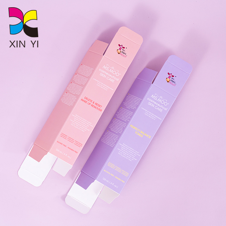 Factory Custom Cosmetic Cream Box Packaging Beauty Cosmetics Package Box