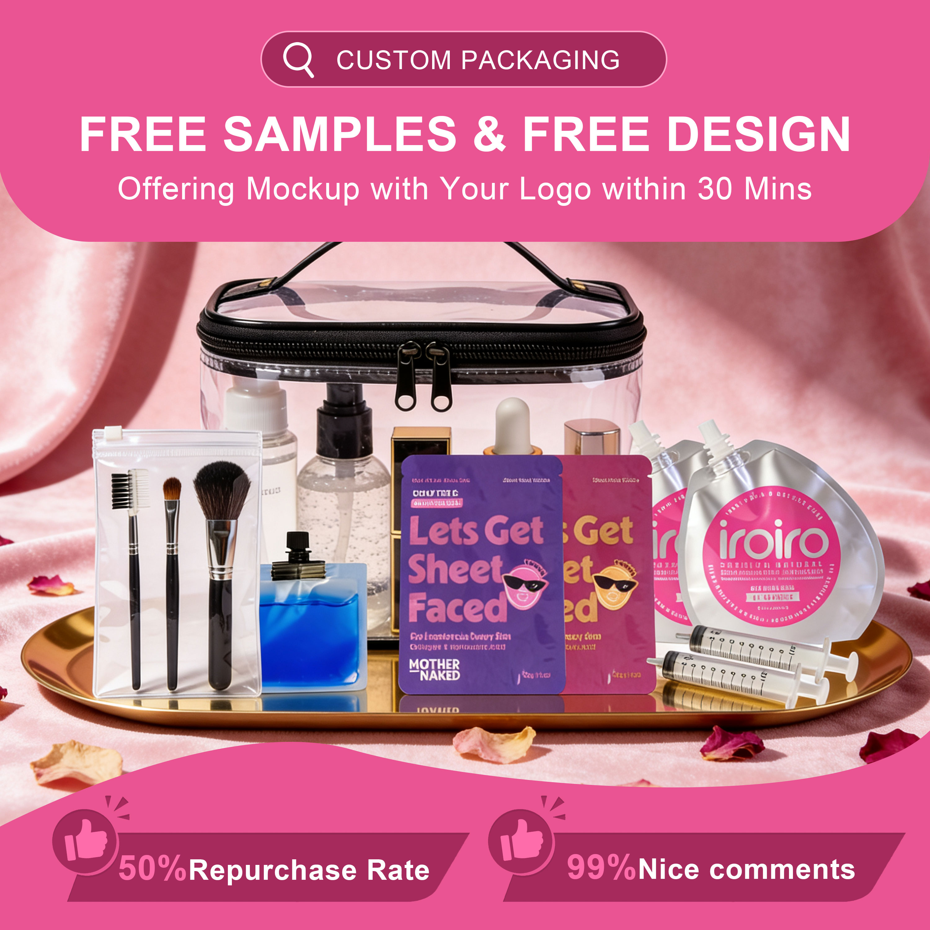 Skincare Packaging Banner