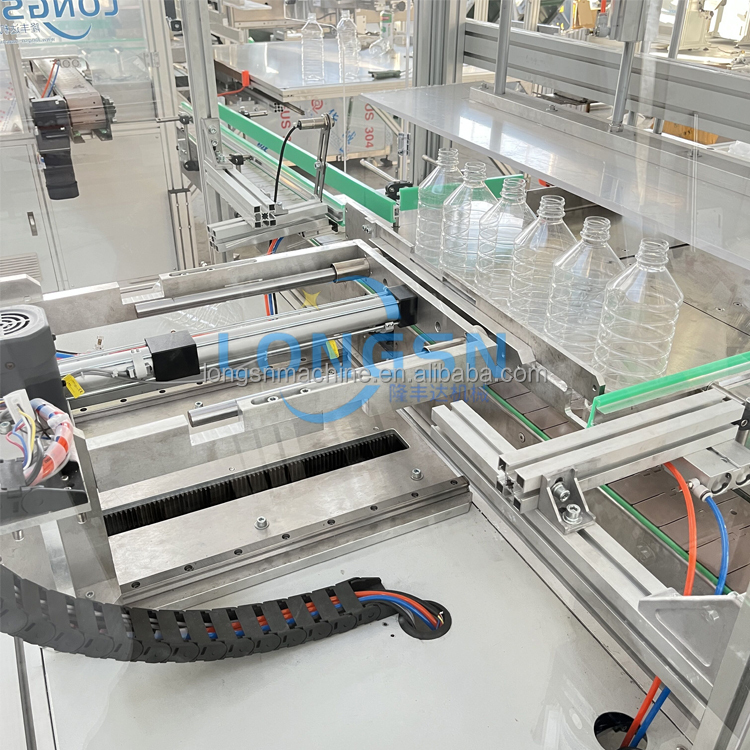 Full Automatic Empty Bottle Bagging Packing Machine Structure