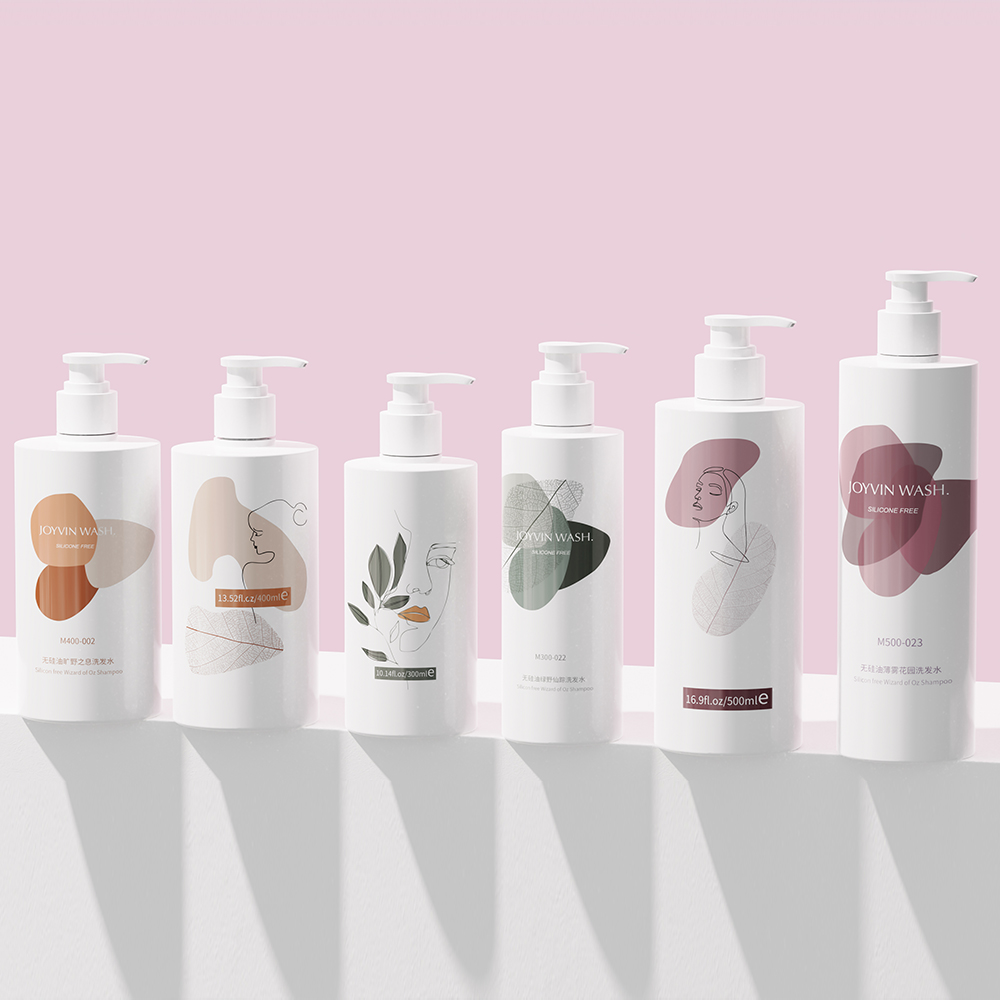 Custom 100Ml 150Ml 200Ml 300Ml 400Ml 500Ml Amber Green Transparent Plastic PET Shampoo Bottle Hair Oil Bottle With Lotion Pump