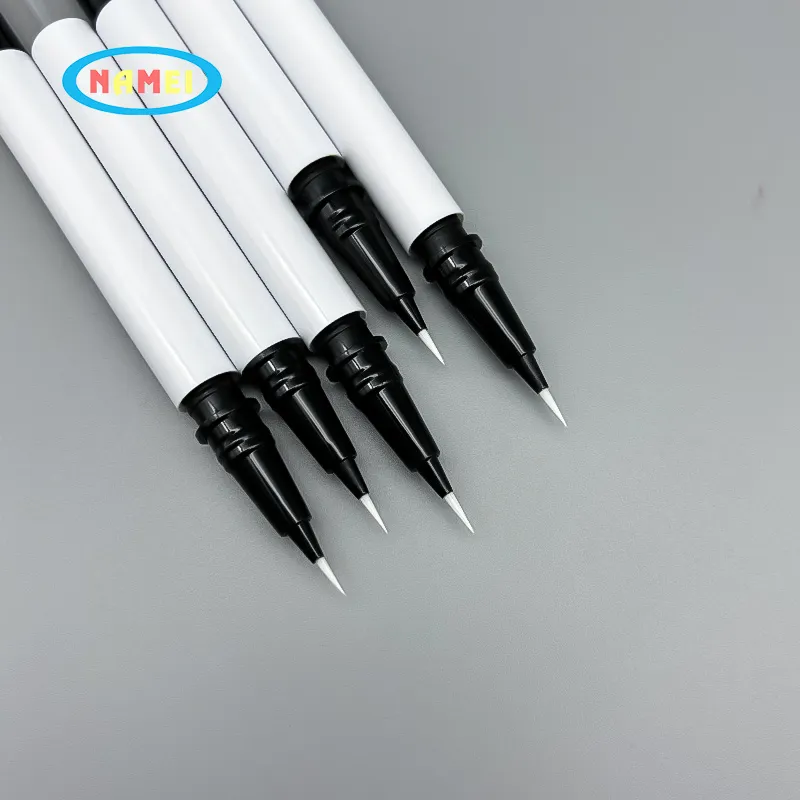 Double Sided Multifunctional 2 in 1 Round Eyebrow Pencil Packaging Container with Brush Private Label Liquid Eyeliner Packaging