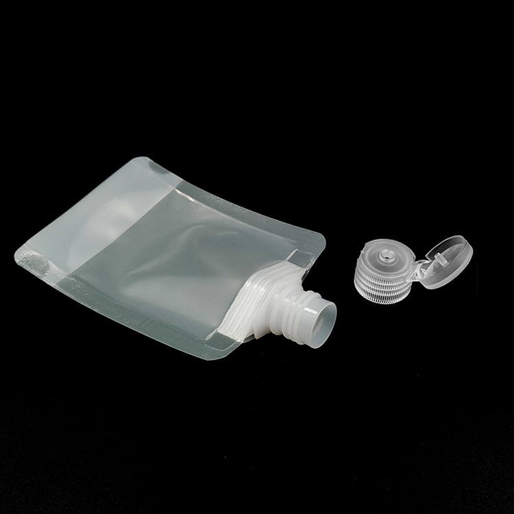 Custom Printed Portable Cosmetic Storage Travel Pouches Spout Pouch Body Wash Shampoo Lotions Plastic Mylar Bag