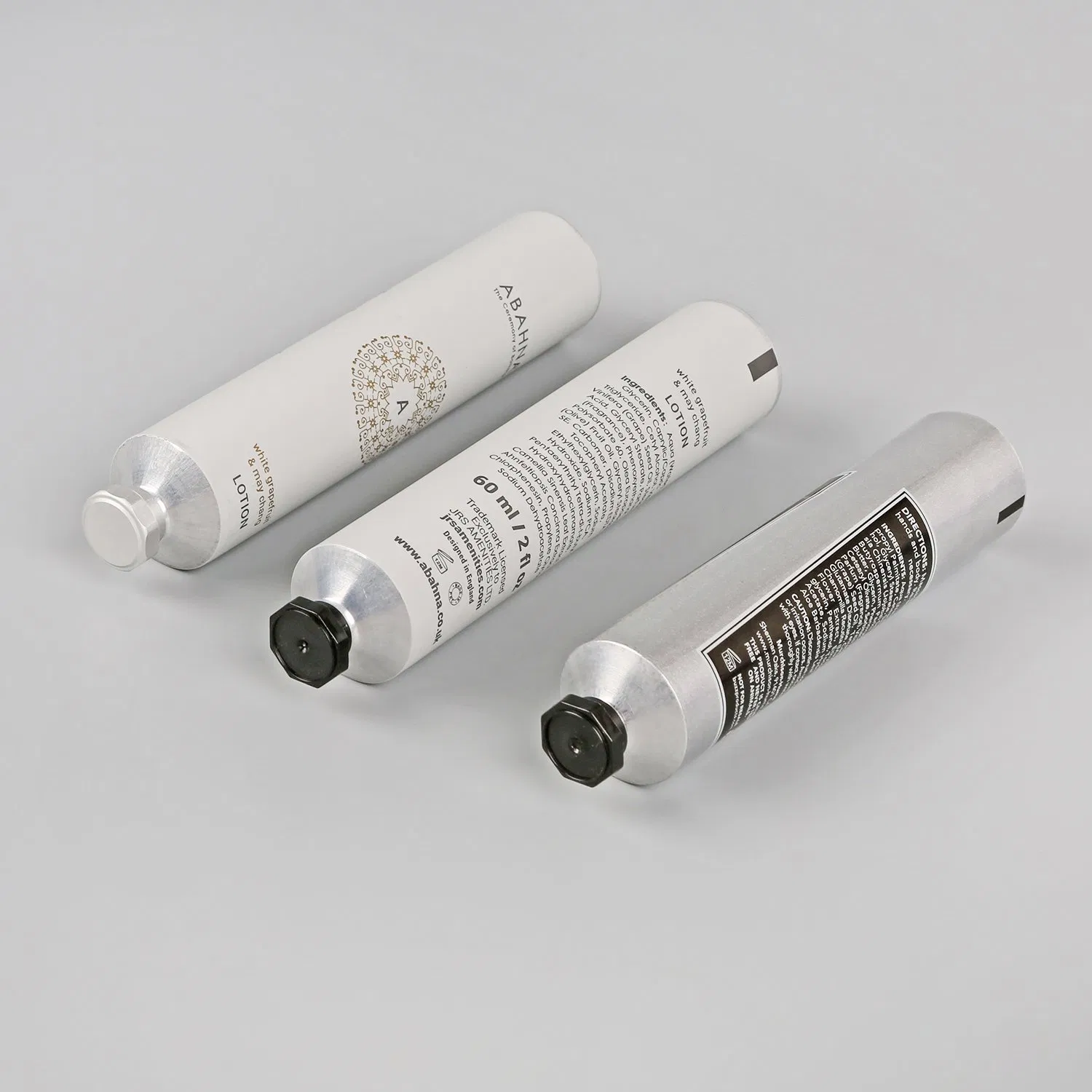Empty Cosmetic Soft Tube Body Lotion Packaging Metal Aluminum Collapsible Tube