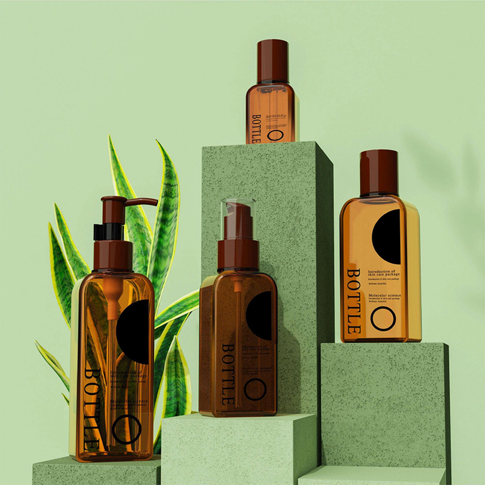 Cosmetic Skincare Plastic High Quality Shampoo Luxury Packaging Bottles