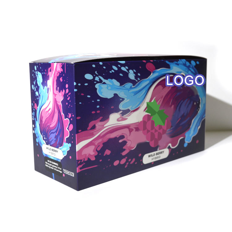 Custom Design Printed logo Foldable Paper Packing Display Box Cardboard Carton with protection Dividers