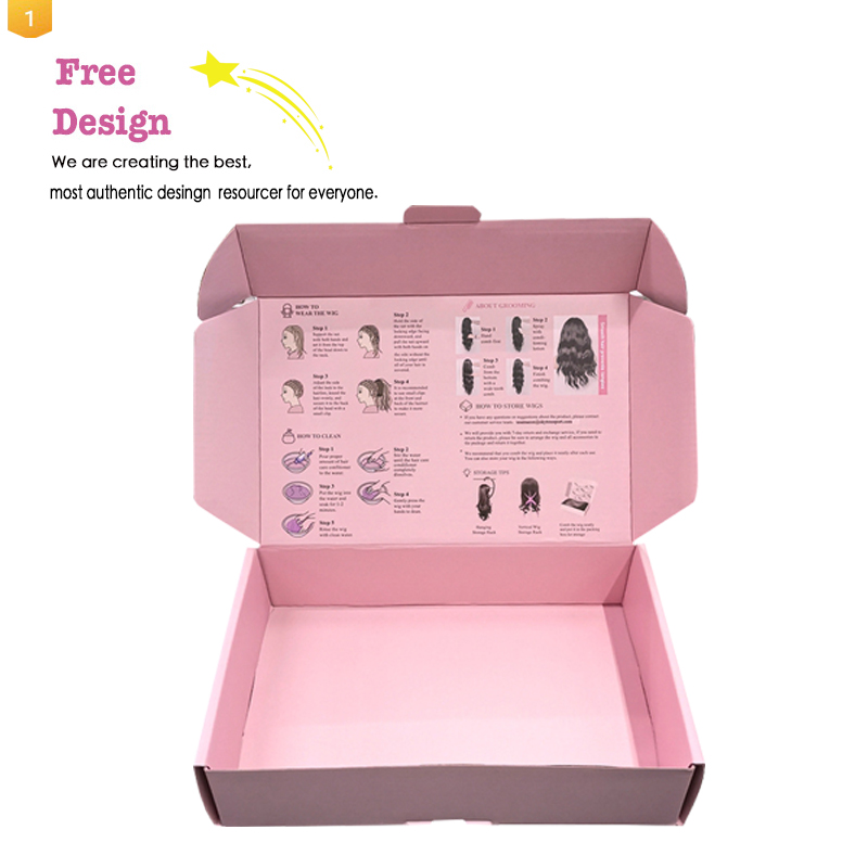 Hair Luxury White Foldable Premium Beauty Clothing Box Packaging Carton Boxes for Packing