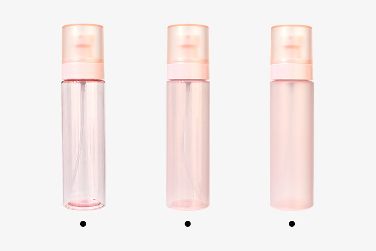 Cute Pink Cosmetic Packaging Plastic PET Spray Bottle Detail 4