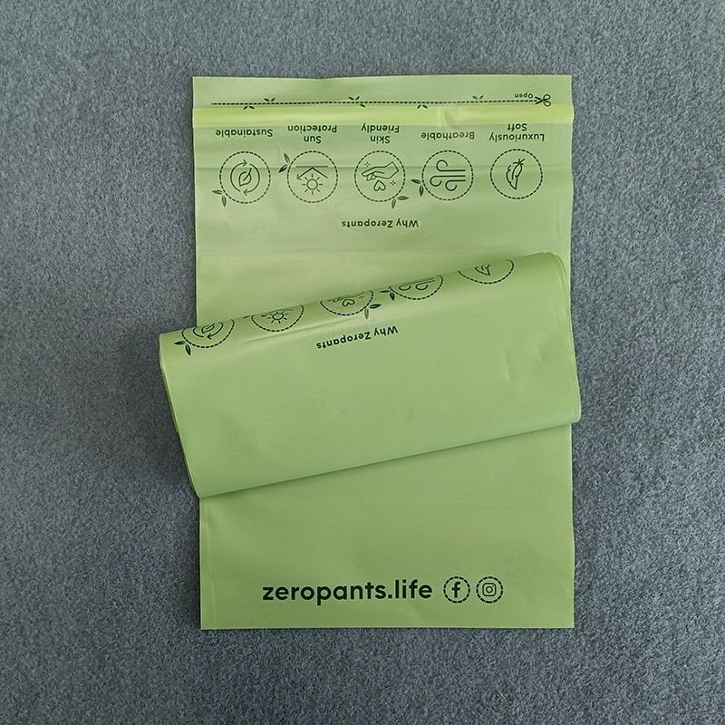 Green Biodegradable Poly Environmentally Friendly Express Logistics Packaging Bags Customizable Manufacturer Supply Foreign