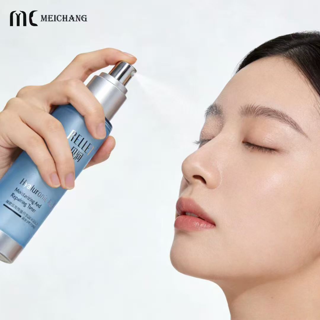80ml 100ml AS Airless Fine Mist Spray Bottle Custom Cosmetic Packaging for Sunscreen Setting Spray Skincare