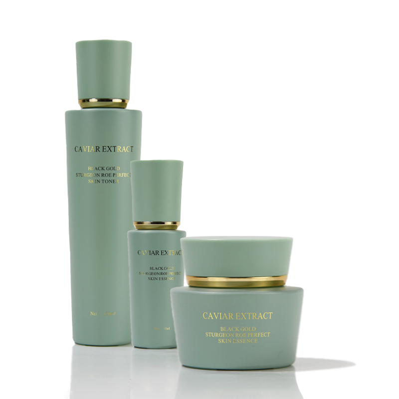 H 529 Luxury Empty Cosmetic Container Face Eye Cream Jar Lotion Glass Bottle Skincare Packaging With Pump Head Lids