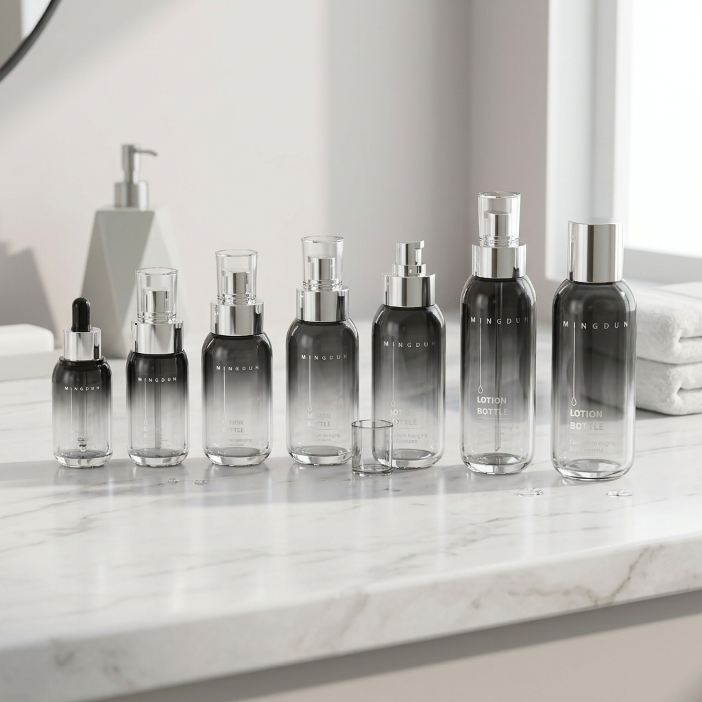 Multi Size 35ml 50ml 80ml 100ml 120ml 150ml Black Plastic Dropper Bottles For Cosmetic Serum Essential Oil Skincare Packaging