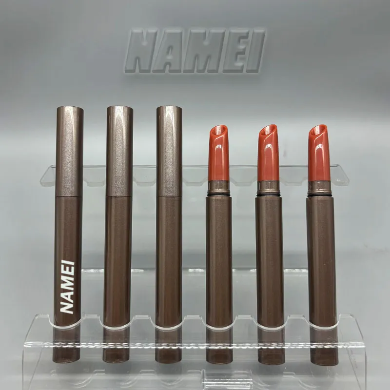 Empty Lipstick Varieties Empty Pencil Cosmetic Packaging Custom Logo Lip Liner Pencil Private Label Lip Balm/ Lip Liner Pencil