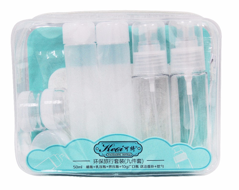 Related travel bottle set option C