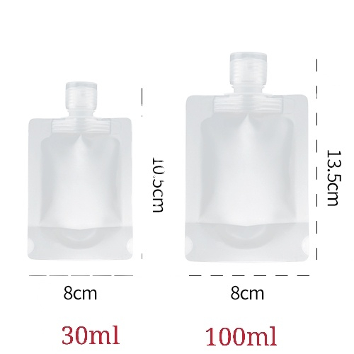 Small Travel Hand Liquid Detergent Foam Soap Dispenser Water Packaging Bag for Shampoo Custom Printed Plastic Refill Spout Pouch