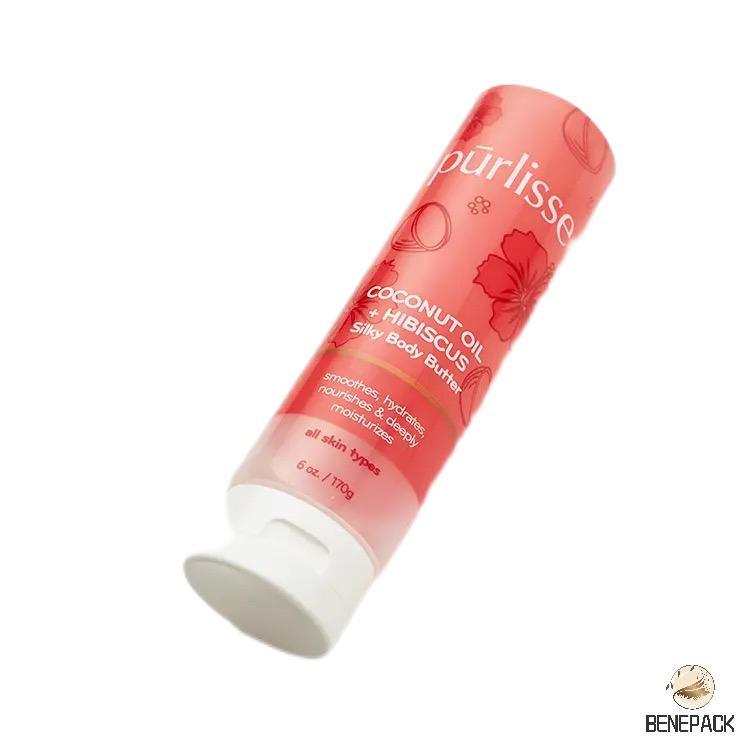 OEM Wholesale Private Label with Logo Biodegradable Hot Stamping Hand Cream PE Cosmetic Tube Packaging