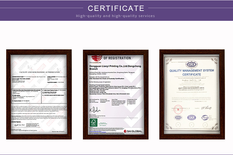 Certificates