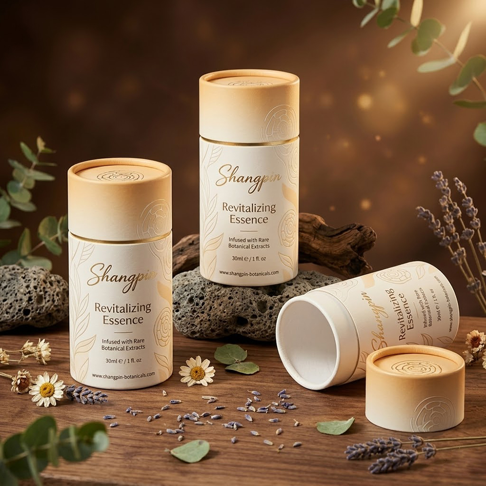 Wholesale Custom Cosmetic Paper Tube Manufacturer - Eco-Friendly Skincare Packaging for Serum &amp; Lotion