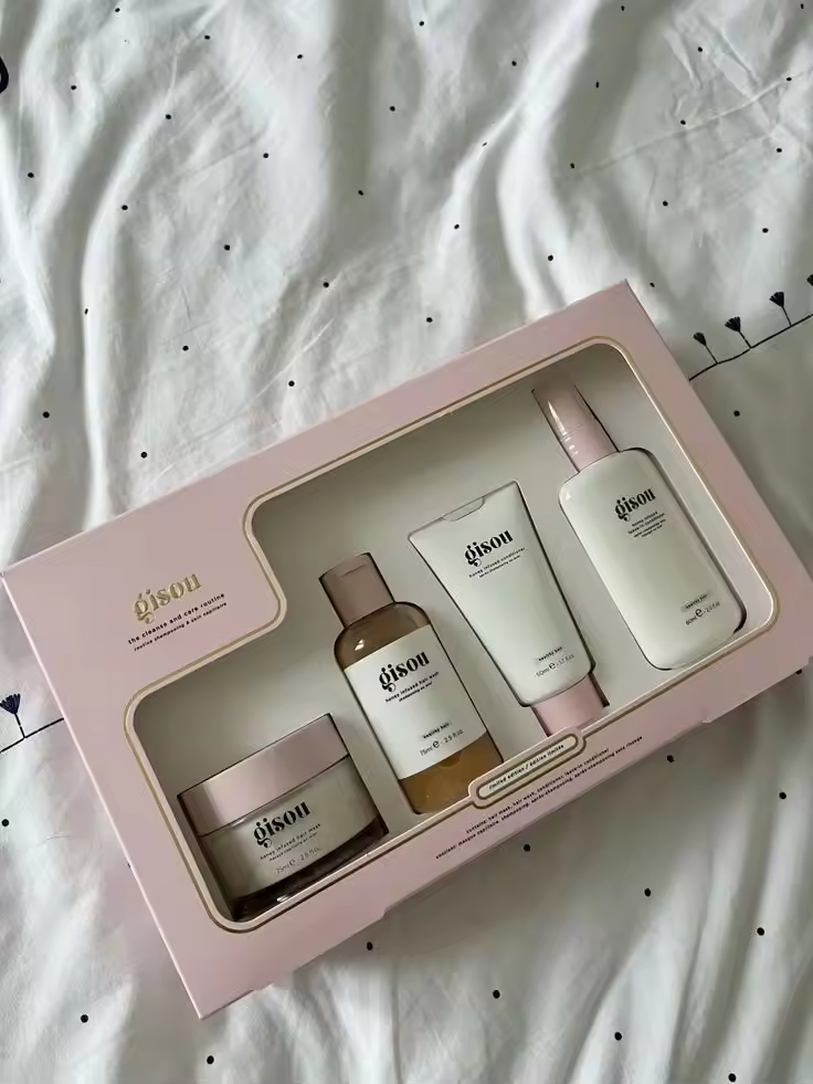 Luxury Pink Custom Design Cosmetic Packaging Box with Clear Window UV Advantage Rigid Makeup Box for Beauty Blush Products