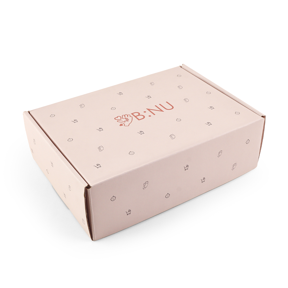 Wholesale High Quality Mailing Box Corrugated Cardboard Baby Care Product Packaging Box FSC Environmental Recycling