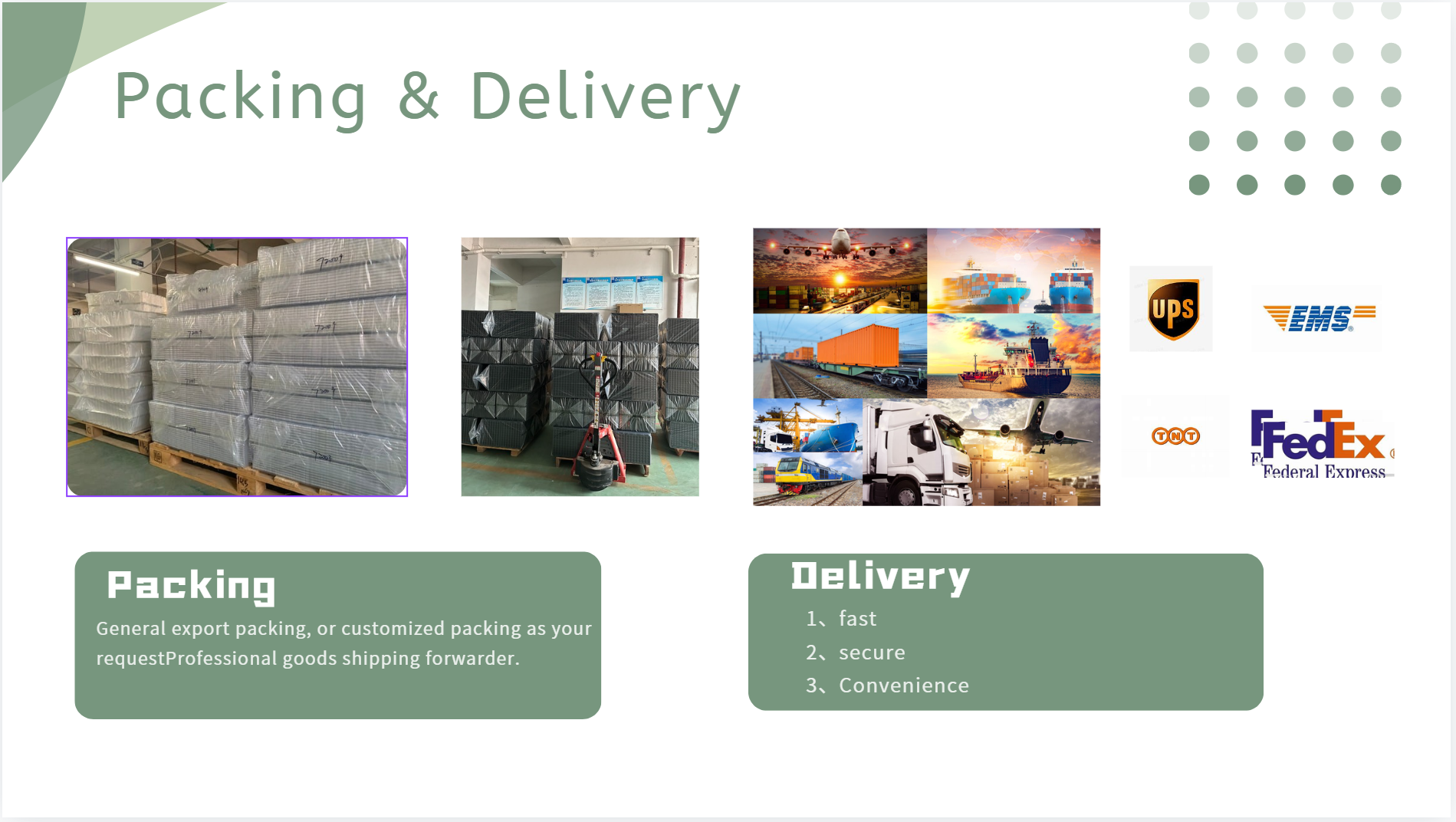 Packaging Methods