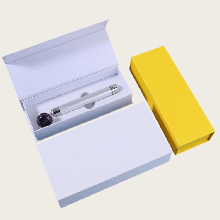 Custom Logo Book Shaped Magnetic Beauty Packaging Box Gift Box Paperboard Paper Box for Face Beauty Packaging