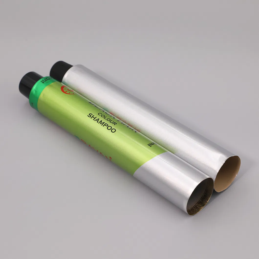 Empty Cosmetic Soft Tube Body Lotion Packaging Metal Aluminum Collapsible Tube