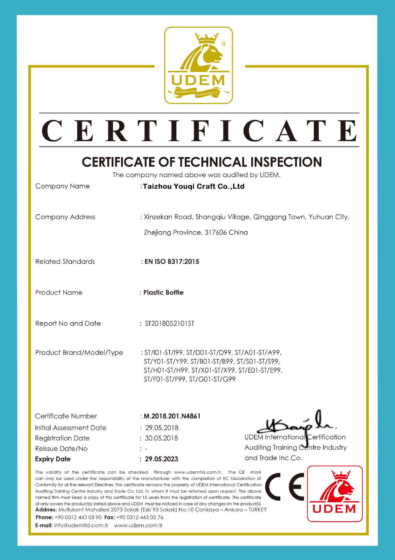 Certification Certificate 1