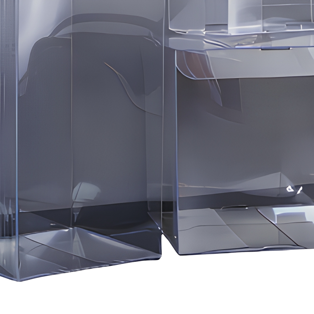 Clear PVC Plastic Folding Box Transparent Gift Packaging Case Retail Toy Cosmetic Display Storage Container Custom Logo