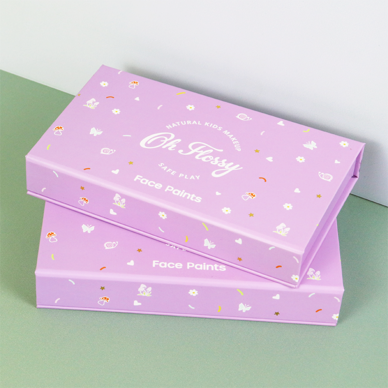 Manufacture Gold Foil Stamping Luxury Custom Cosmetic Packing Box Fsc Certified Rigid Magnetic Skincare Paper Box With Insert