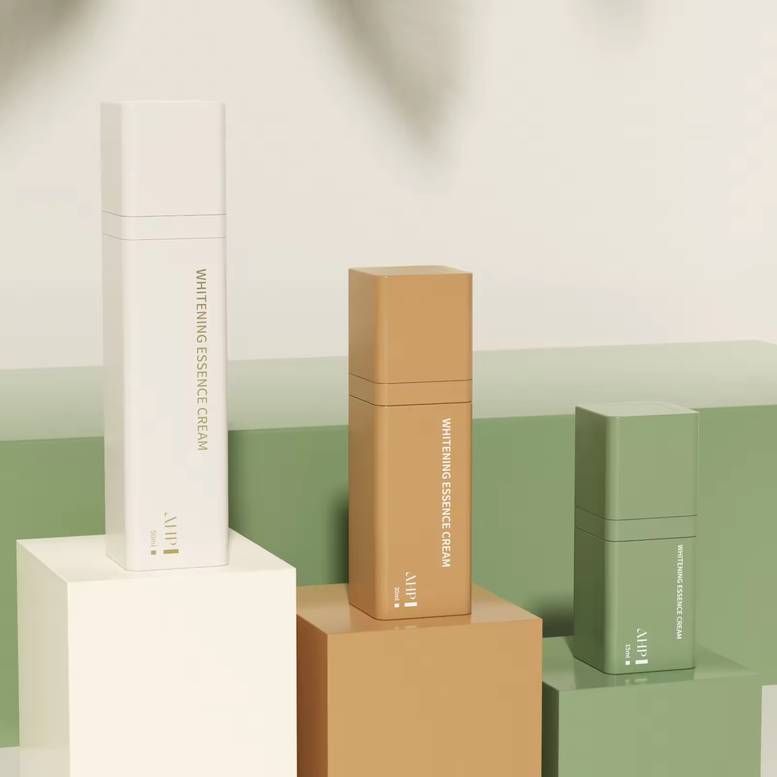 Free Sample Acrylic Serum Lotion Twist Up Bottles 15Ml 30Ml 50Ml Square Airless Pump Bottle Cosmetic Skincare Packaging