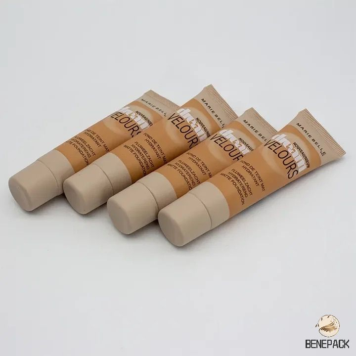 Wholesale Private Label with Logo Soft Plastic Tubes Screw Plastic Hot Stamping Cosmetic Tube Packaging