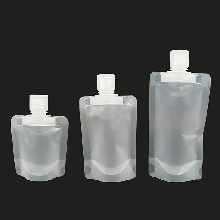 Custom Printed Portable Cosmetic Storage Travel Pouches Spout Pouch Body Wash Shampoo Lotions Plastic Mylar Bag