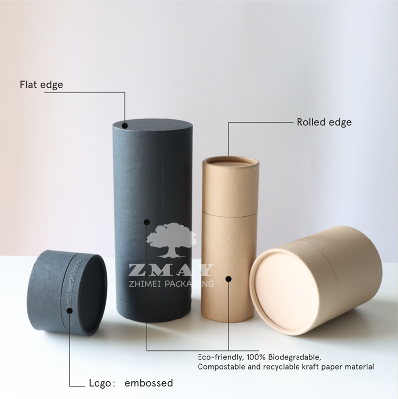 100% Biodegradable Lip Balm Push up Paper Tube Eco Friendly Vegan Lip Balm With Custom Logo Printed