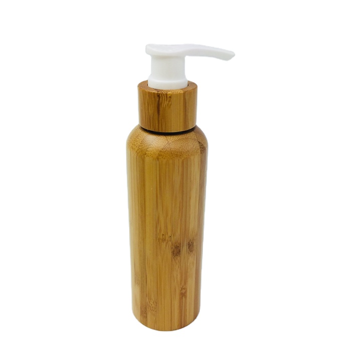 Cosmetic Containers 100% Organic Wood Bamboo Cream Jar Bottle Cosmetic Packaging