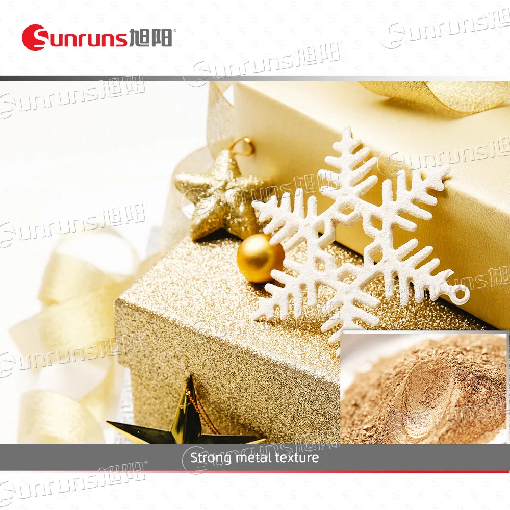 1200 Mesh Gravure Printing Gold Bronze Powder High Gloss Metallic Ink Pigment for Packaging &amp; Decoration