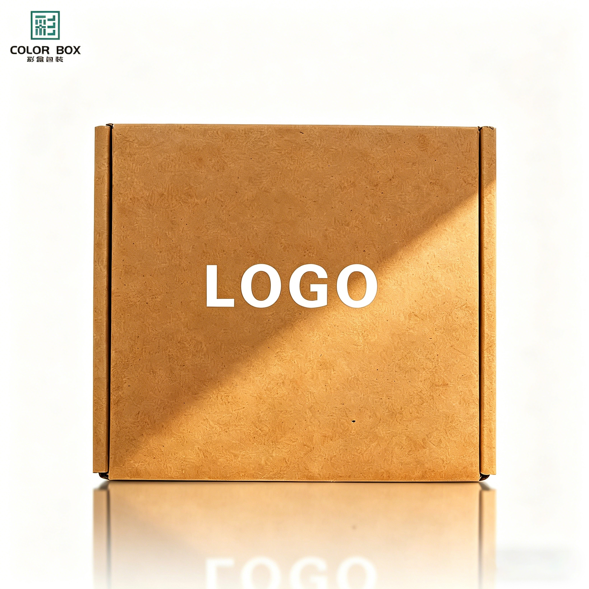 Free Sample Customized Logo Kraft Paper Boxes Cosmetics Corrugated Packaging Mail Box Shipping Carton Premium Quality Paper