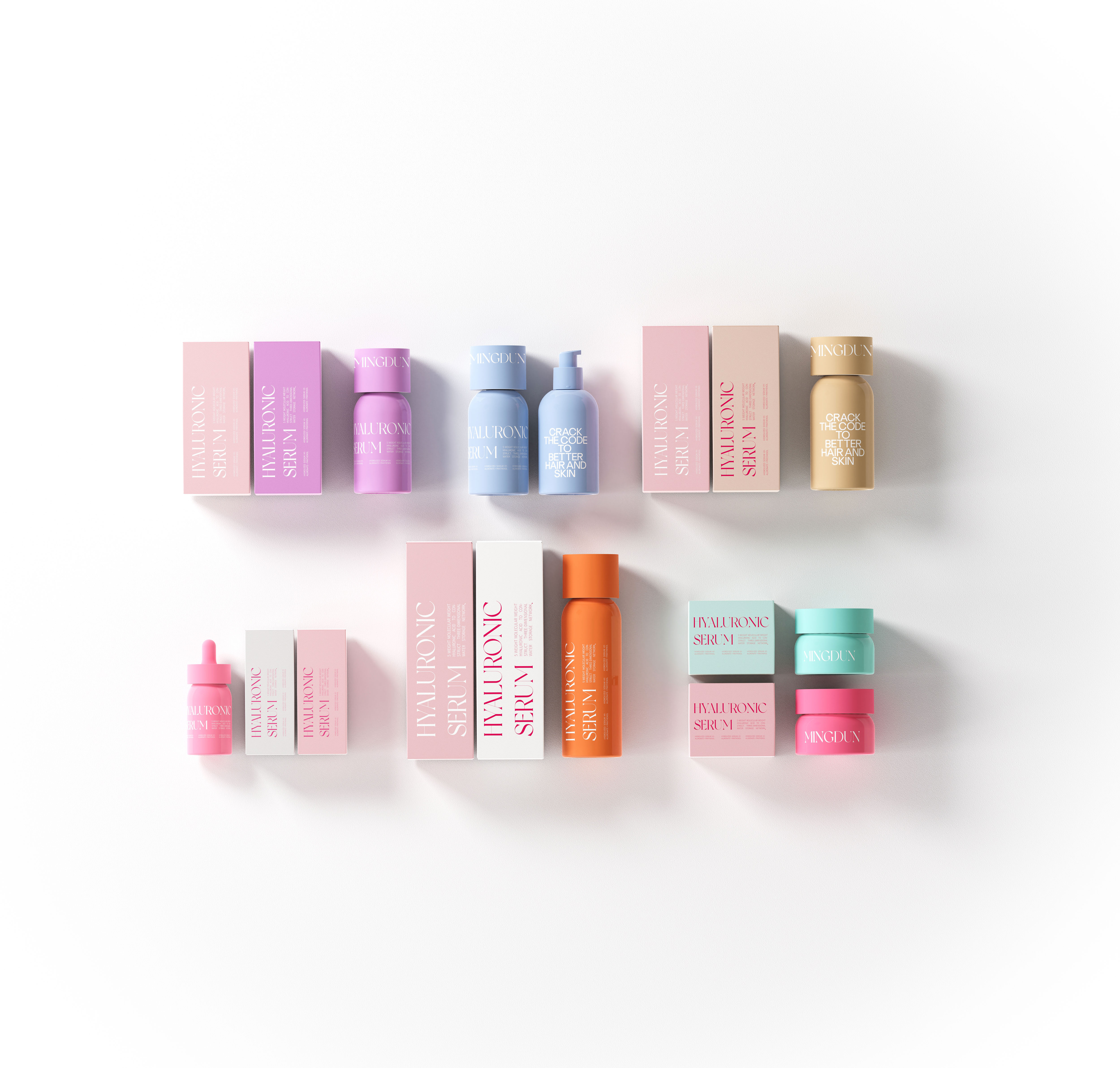 Unique New Design 50G 30ml 100ml Frosted PETG Premium Lotion Bottle Packaging Set Empty Luxury Skincare Jar Bottles