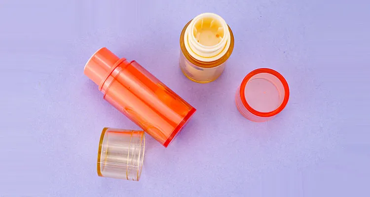 Round Foundation Stick Tube Private Label Blush Stick Container Solid Balm Stick Cosmetic Packaging
