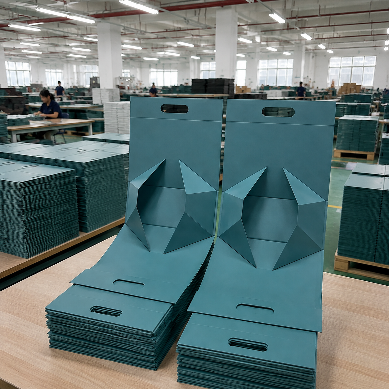OEM Custom Logo Luxury Folding Magnetic Gift Box and Paper Bag Packaging