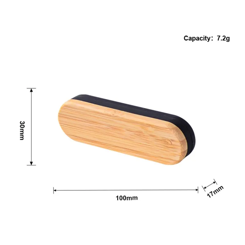 Customized Private Label Logo Makeup Vegan Empty Wood Bamboo Eyeshadow Palette Packaging