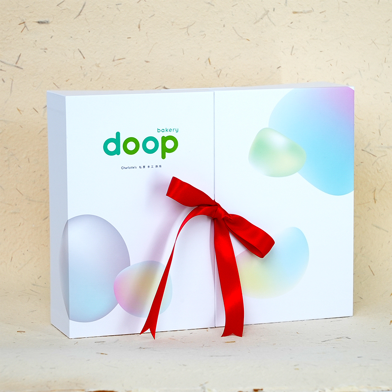 Custom Rigid Gift Box Linen Texture Paper Packaging Box With Ribbon For Jewelry Beauty And Perfume