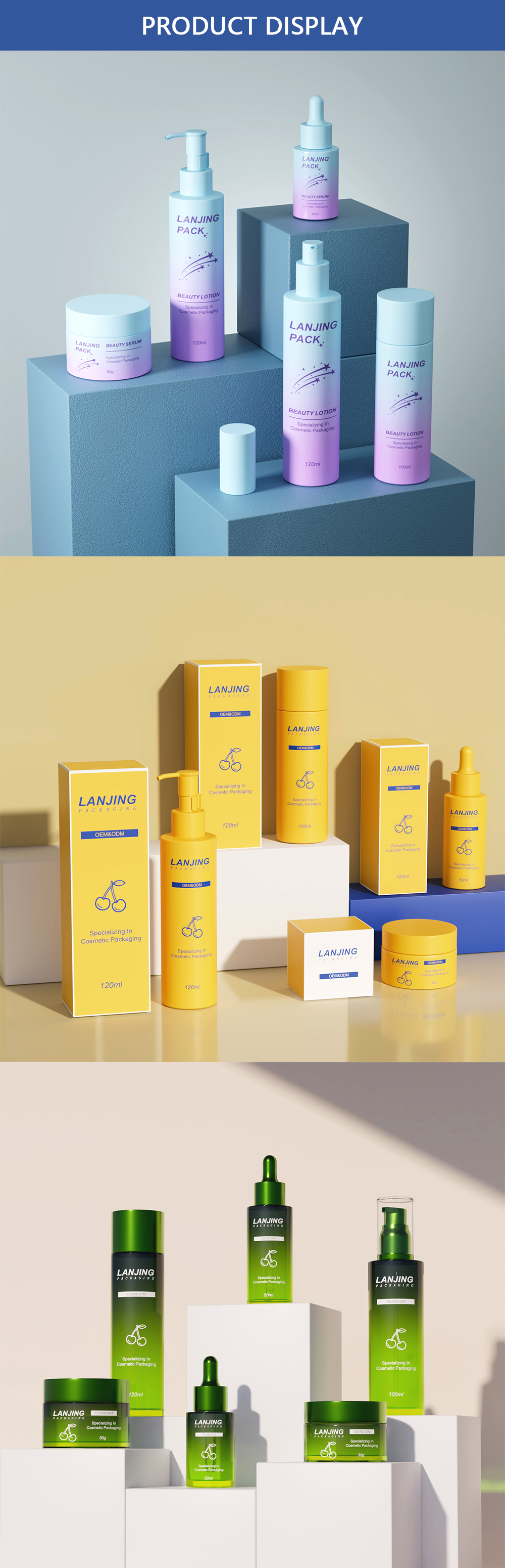 Cosmetic Glass Bottle Design 5