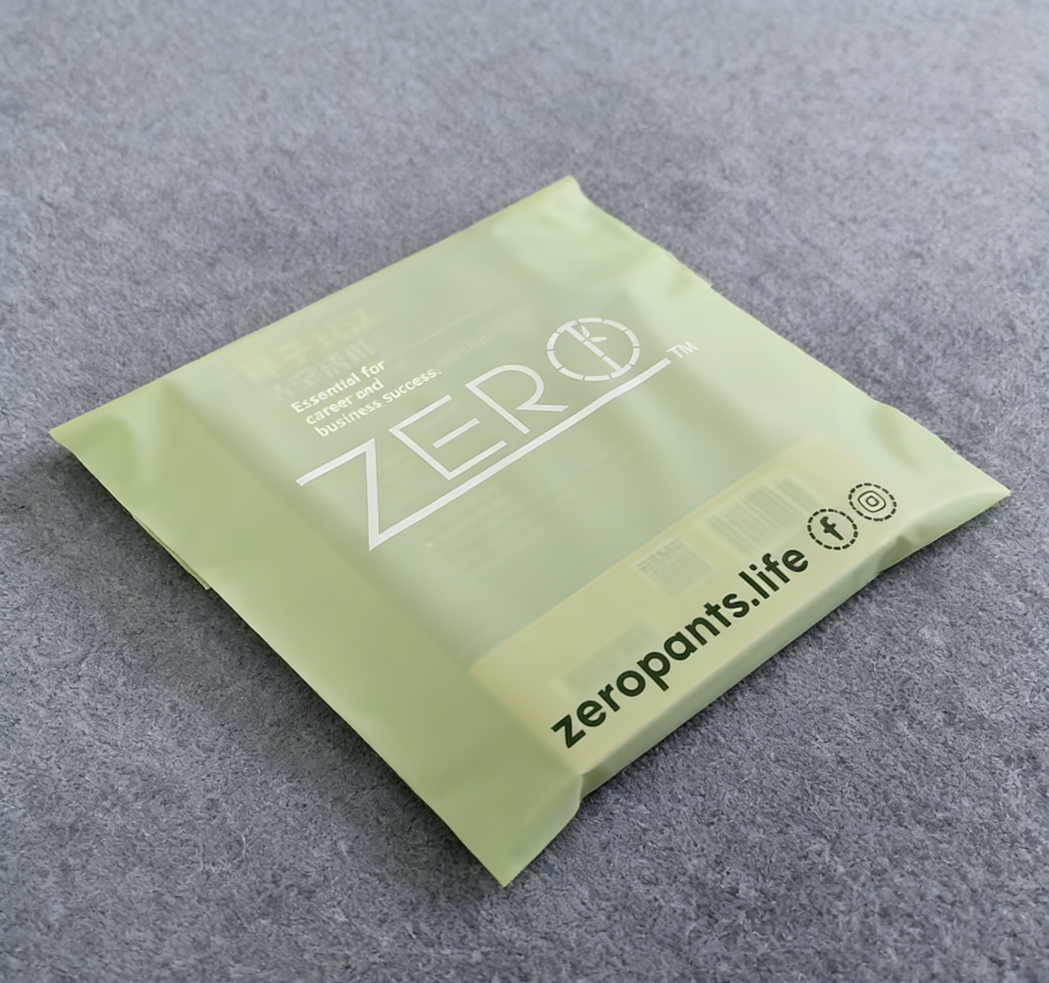 Green Biodegradable Poly Environmentally Friendly Express Logistics Packaging Bags Customizable Manufacturer Supply Foreign