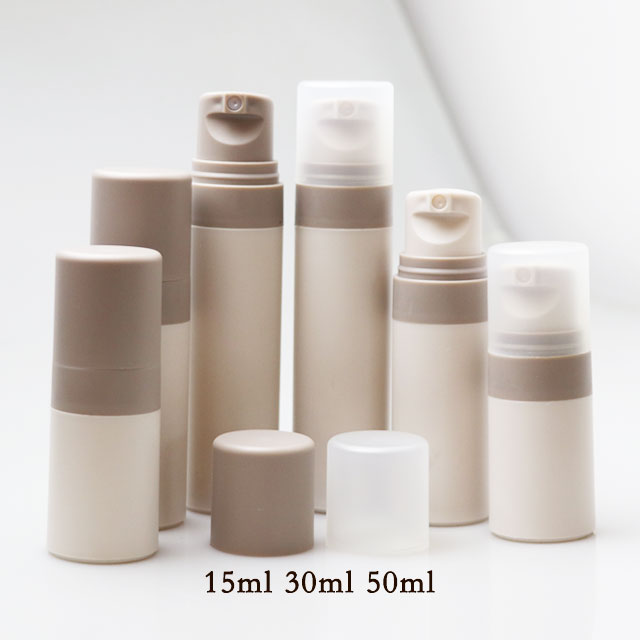 Cosmetic Airless Cream Bottle with Pump