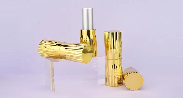 Luxury Gold Magnetic Lipstick Tube Packaging Private Label Makeup Packaging