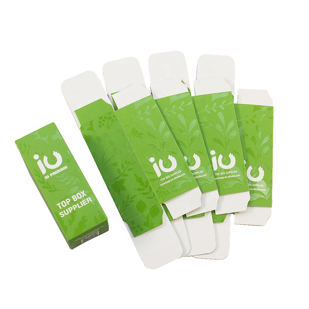 Tuck End Cosmetic Box with UV for Dropper Bottle | Custom Paper Packaging Manufacturer